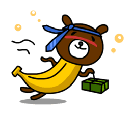 Banana Bear sticker #468611