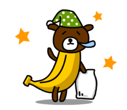 Banana Bear sticker #468613