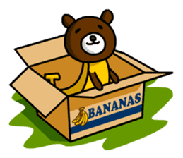 Banana Bear sticker #468614