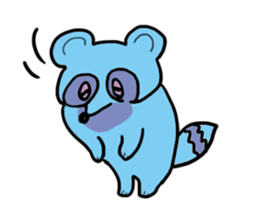 Tetsuya,  Blue Raccoon Dog sticker #468615