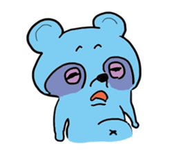 Tetsuya,  Blue Raccoon Dog sticker #468623