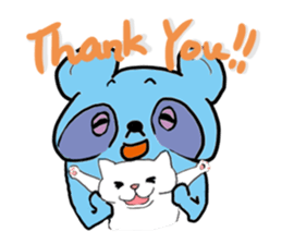 Tetsuya,  Blue Raccoon Dog sticker #468626