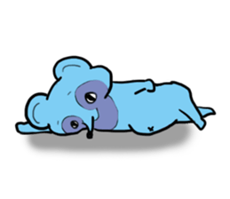 Tetsuya,  Blue Raccoon Dog sticker #468627