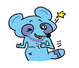 Tetsuya,  Blue Raccoon Dog sticker #468634