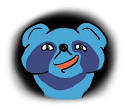 Tetsuya,  Blue Raccoon Dog sticker #468635