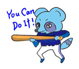 Tetsuya,  Blue Raccoon Dog sticker #468636