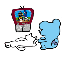 Tetsuya,  Blue Raccoon Dog sticker #468639