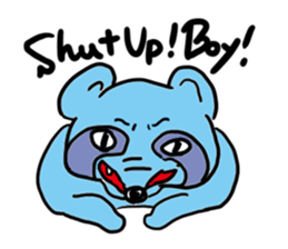 Tetsuya,  Blue Raccoon Dog sticker #468649