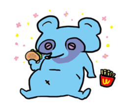 Tetsuya,  Blue Raccoon Dog sticker #468654