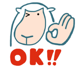 WOOL 100% sticker #468938