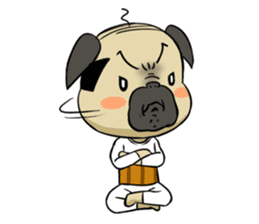 Pug-Oyaji sticker #468987