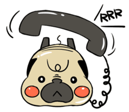Pug-Oyaji sticker #469003