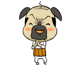 Pug-Oyaji sticker #469013