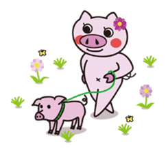 Daily life of the pig1 sticker #469086