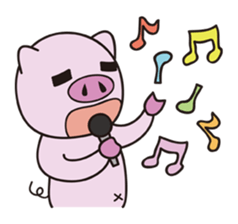 Daily life of the pig1 sticker #469088