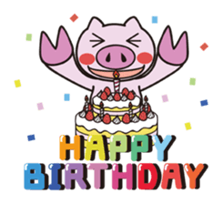 Daily life of the pig1 sticker #469091