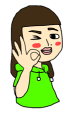 Five lovely girls sticker #469286