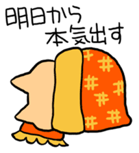 Kotatsu Cat 2 How is the progress? sticker #469312