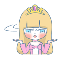 The Grumpy Princess sticker #469341