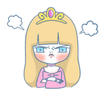 The Grumpy Princess sticker #469347