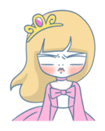 The Grumpy Princess sticker #469350