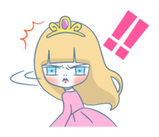 The Grumpy Princess sticker #469351