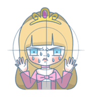 The Grumpy Princess sticker #469352