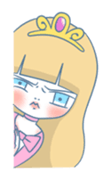 The Grumpy Princess sticker #469359