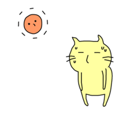 A cat, a rabbit, and a bear. sticker #469379