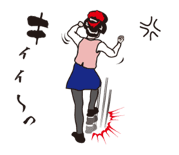 the king and she in the office sticker #469587