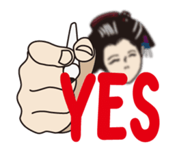 the king and she in the office sticker #469606