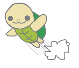One's own pace tortoise sticker #469935