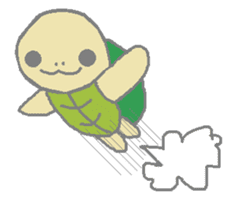 One's own pace tortoise sticker #469935