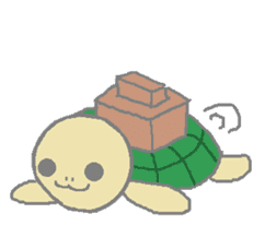 One's own pace tortoise sticker #469937