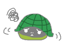 One's own pace tortoise sticker #469939