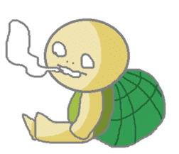 One's own pace tortoise sticker #469946