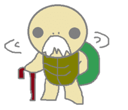 One's own pace tortoise sticker #469956