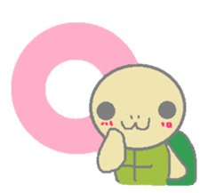 One's own pace tortoise sticker #469959