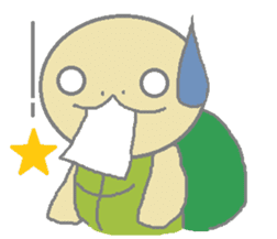 One's own pace tortoise sticker #469964