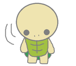 One's own pace tortoise sticker #469966