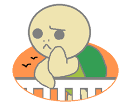 One's own pace tortoise sticker #469967