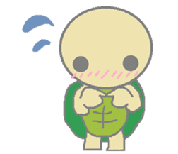 One's own pace tortoise sticker #469968