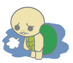 One's own pace tortoise sticker #469970