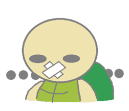 One's own pace tortoise sticker #469972