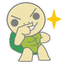 One's own pace tortoise sticker #469973