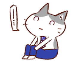 Cat couple. For husband. sticker #470358