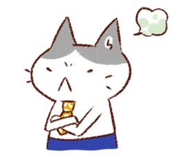 Cat couple. For husband. sticker #470365