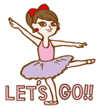 Mademoiselle Pointe's Ballet in English. sticker #470815