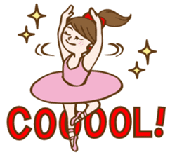 Mademoiselle Pointe's Ballet in English. sticker #470819