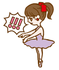 Mademoiselle Pointe's Ballet in English. sticker #470820